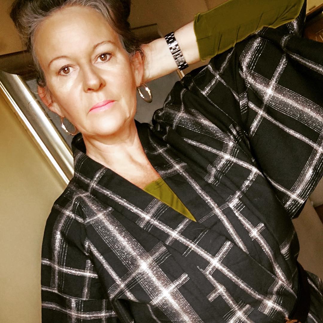 Customer wearing Sumo Vintage